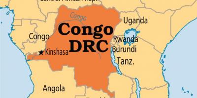 Map of drc